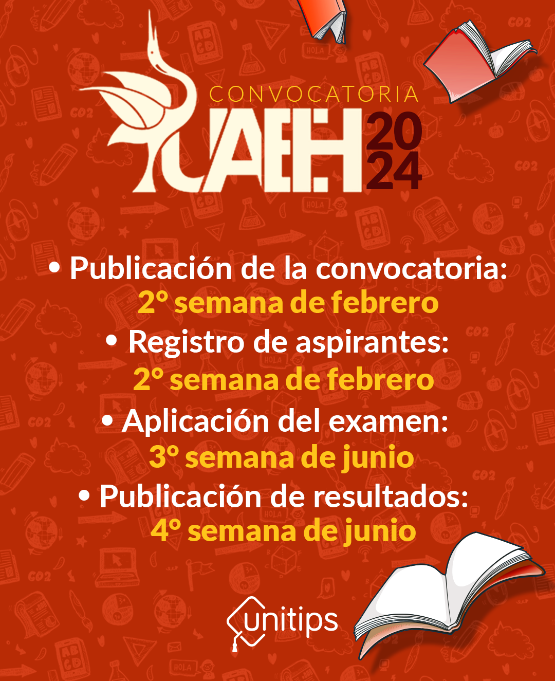 Convocatoria UAEH 2024 a licenciaturas